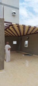 مظلات مجدول